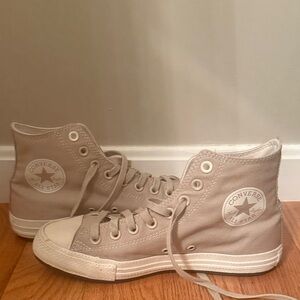 Converse Beige High-Top Sneakers